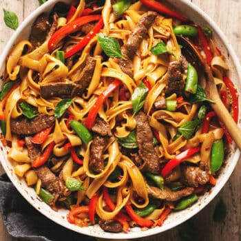 Thai Drunken Noodles - Creme De La Crumb