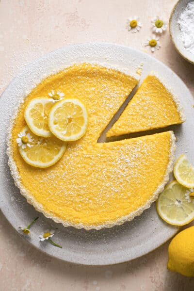 Easy Lemon Tart - Creme De La Crumb