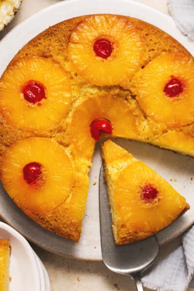 Pineapple Upside Down Cake - Creme De La Crumb