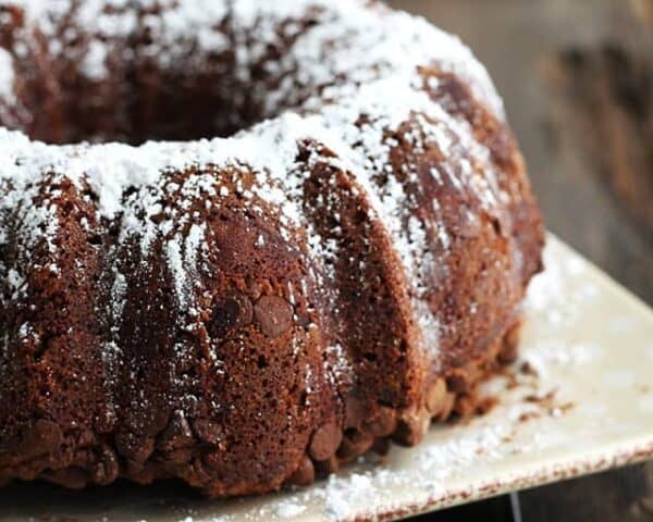 Chocolate Chip Bunt Cake - Creme De La Crumb