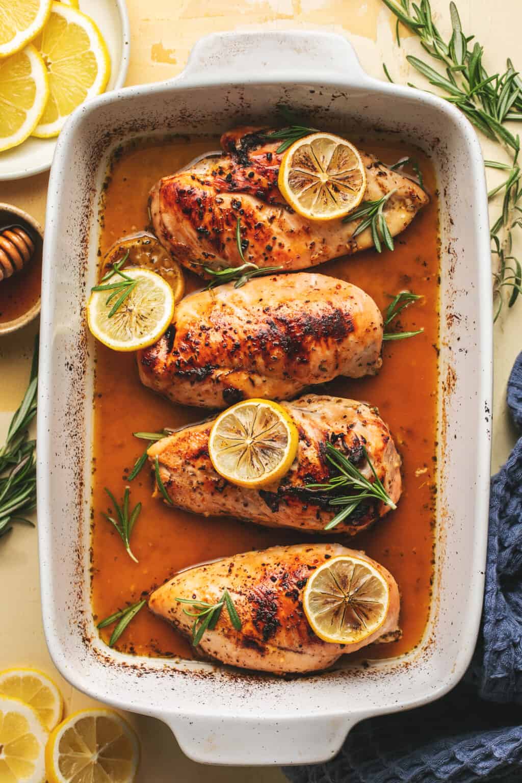 Oven Baked Lemon Chicken | Creme de la Crumb