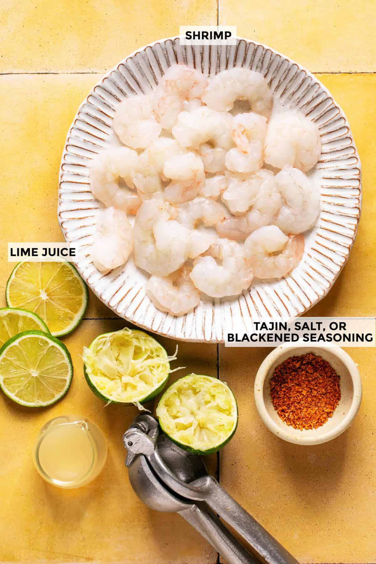 ingredients for air fryer shrimp recipe