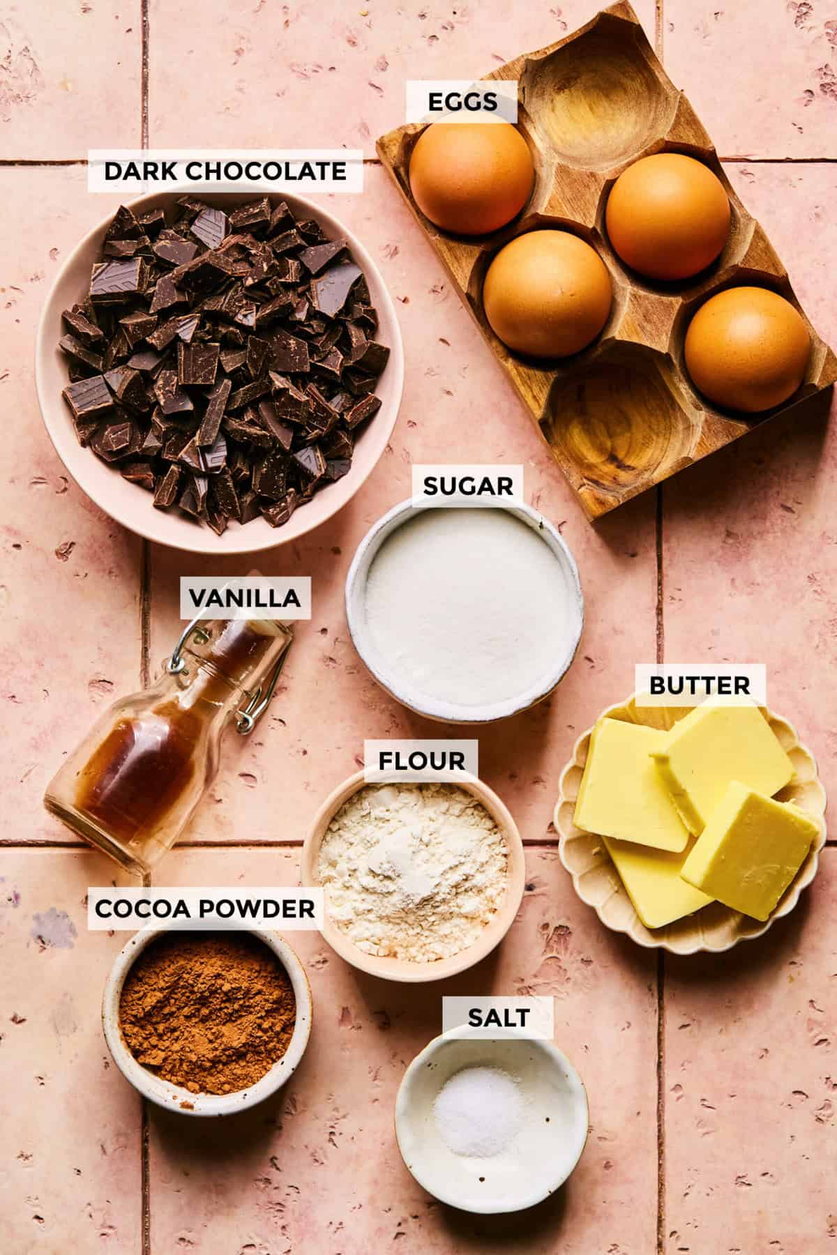 ingredients for lava cakes recipe