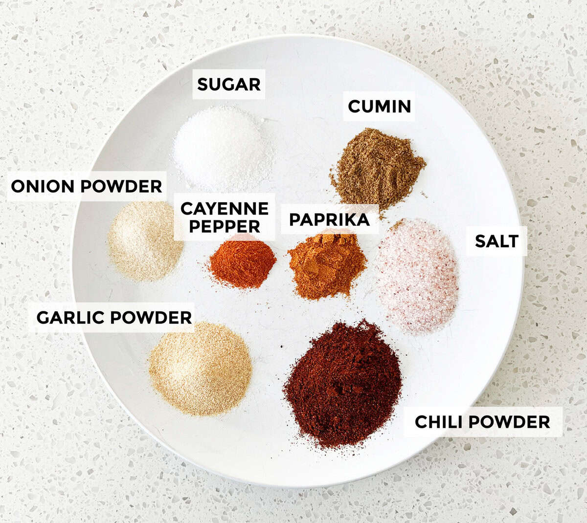 ingredients for fajita seasoning recipe